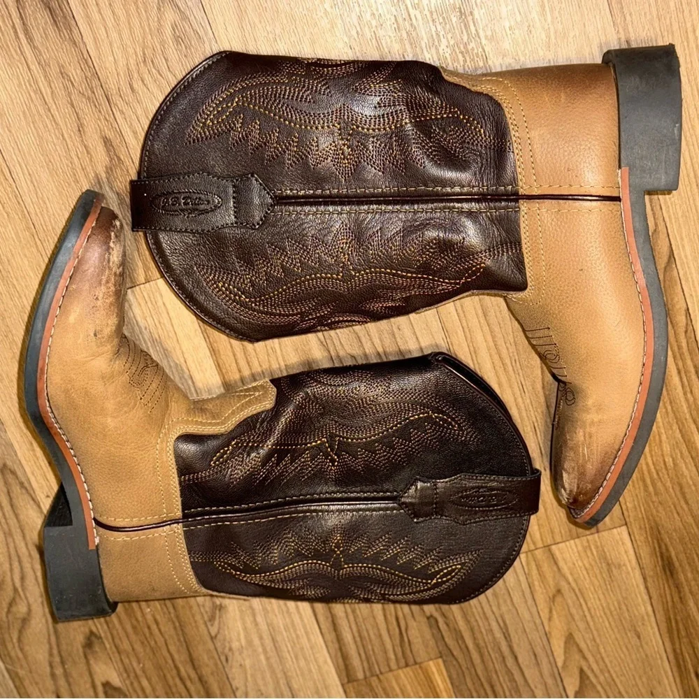J.B. Dillon Two-Tone Western Boots -JBS2002C Sz 3